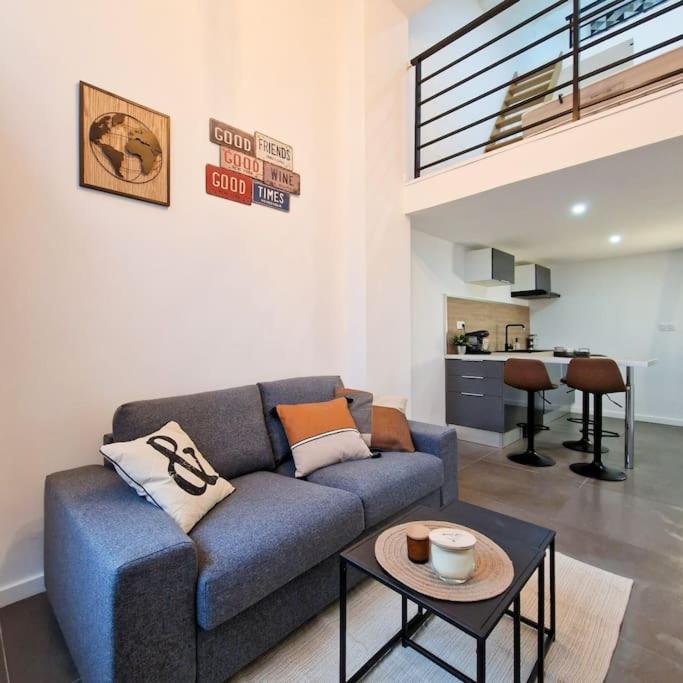 L'Atelier B Magnifique Loft Avec Terrasse Privee Appartement Saint-Etienne  Buitenkant foto